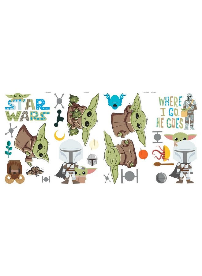 RoomMates RMK4805SCS The Child Illustrated Peel and Stick Wall Decals, Green, Brown, Blue - Image 5