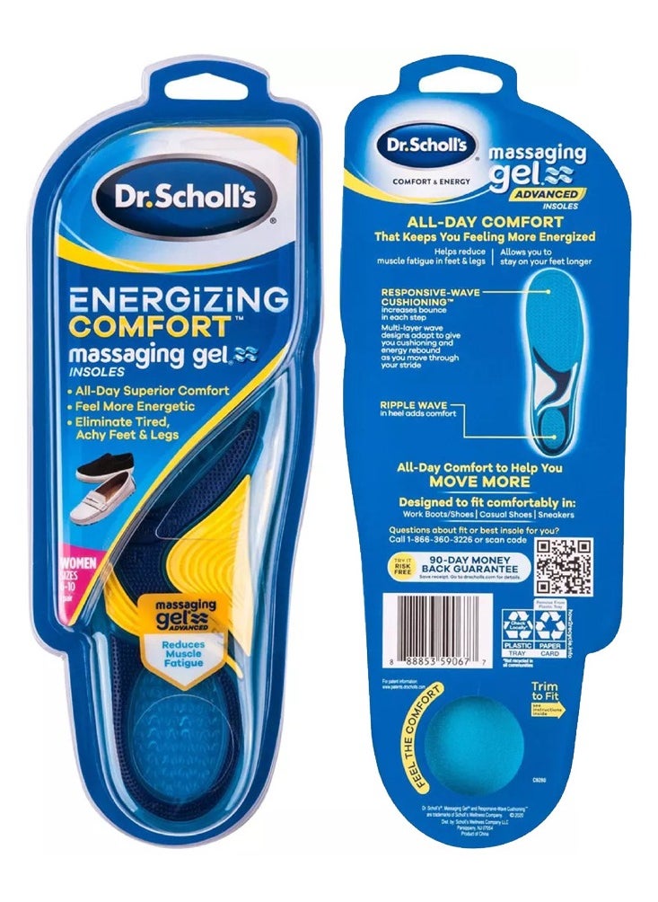 Dr. Scholl's دكتور. نعال جل التدليك المريحة والمنشطة من شول للنساء  - Image 2