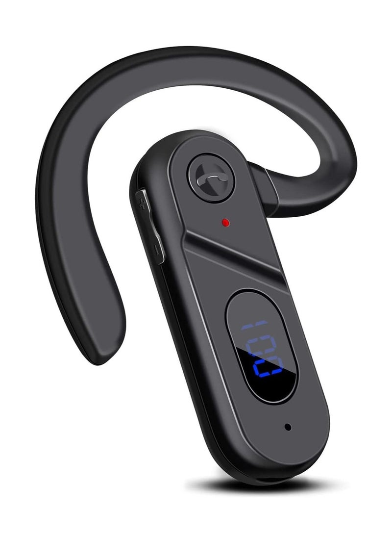 Excefore Bluetooth Wireless Headphones, Bone Conduction Headphones Bluetooth, Wireless Bluetooth LED Power Display Microphone, Sweatproof Sports Headset for Running, Cycling, Gym, Driving - Image 1