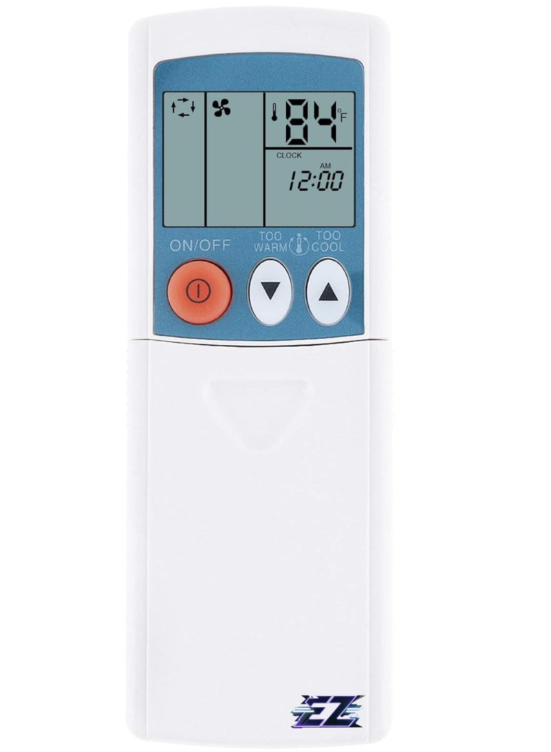 ELTRAZONE Replacement Remote Control for Mitsubishi Electric Mr. Slim Air Conditioner T2W679426 MS09EW MS12EN MS15EN MS-09-DW-U1 with Fahrenheit and Celsius Display with battery - Image 2