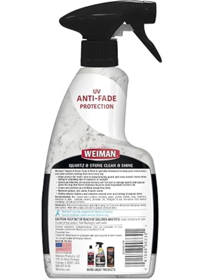 Weiman Quartz Countertop Cleaner and Polish - Clean & Shine Your Quartz Countertops Islands and Stone Surfaces with UV Protection - Image 2