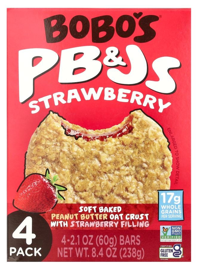 PB&Js Strawberry 4 Pack 2.1 oz (60 g) Each