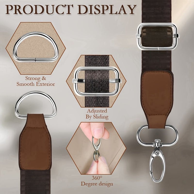Optimized English Product Title: "24pcs Multi-Functional Hardware Set for Wallets, Handbags, and Luggage - Light Golden, 2.0cm/0.79inch, Metal Material" - Image 3
