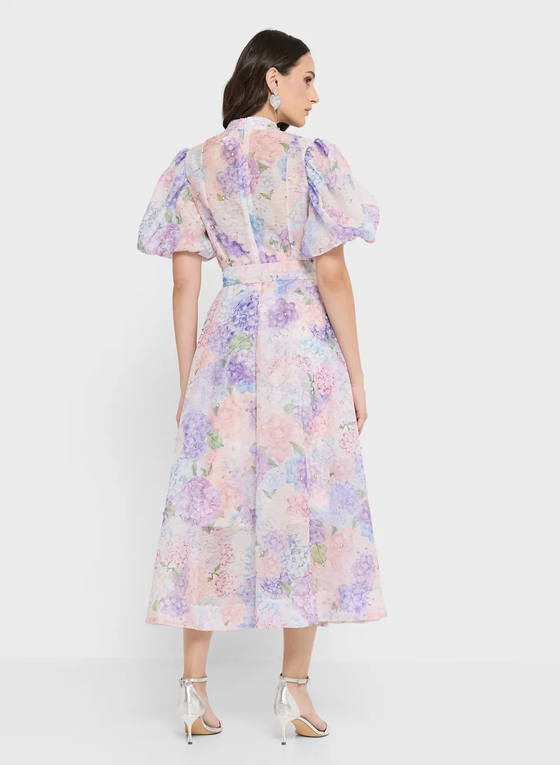 ELLA Floral Print Dress