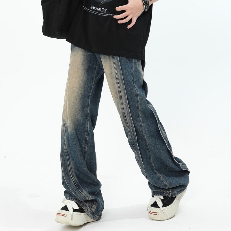 Unisex Casual Daily Denim Jeans - Image 3