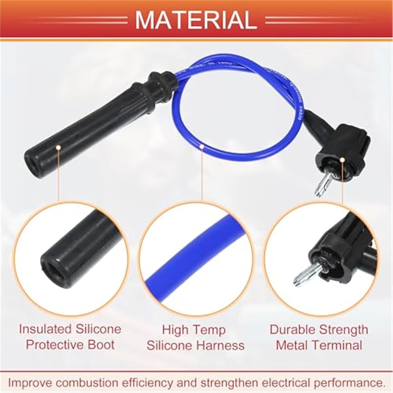 Vuzmode Car Spark Plug Coil Wires Set - Image 2