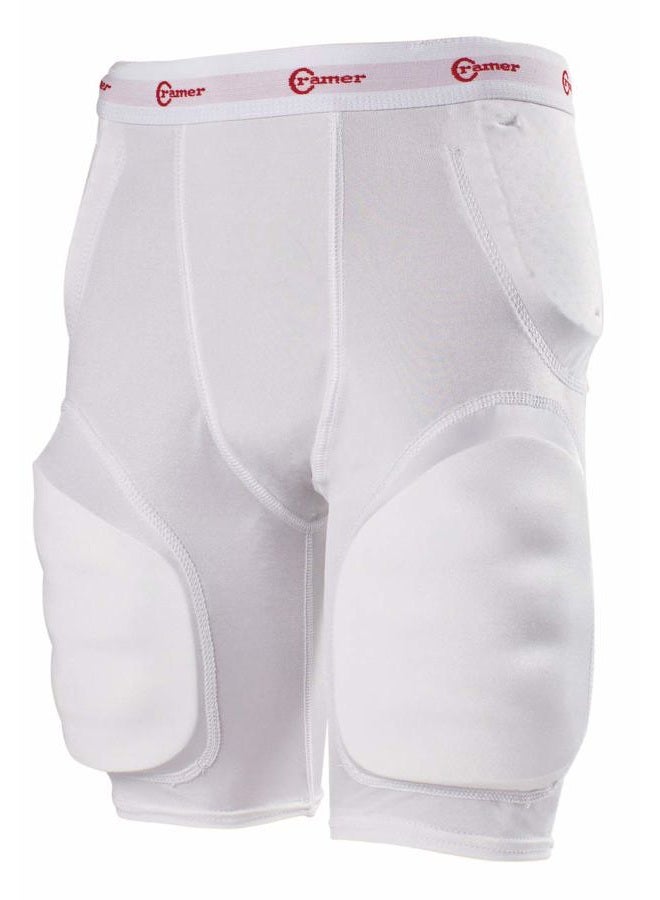Cramer Classic 5-Pad Football Girdle With Hip, Tailbone and Thigh Pads, Integrated Girdle, Compression Football Gear, Football Equipment, Football Pads, Protective Gear for Football Medium - Image 1