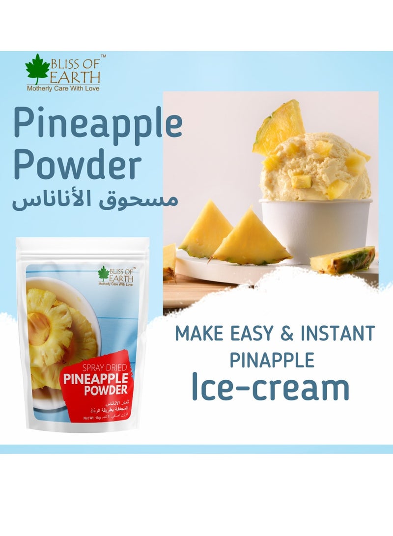 BLISS OF EARTH Pineapple Powder Organic No Added Flavor & Sugar Great for Making Juices, Mocktails, Jams, Cake, Ice Cream, Smoothies 100gm - Image 5