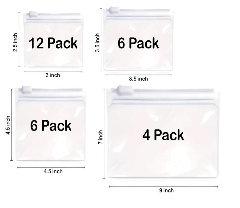 Style Keepers 28 Pcs Reusable Jewellery Self Seal PVC Zipper Lock Bag Arrangement of Jewelry Earrings and Rings Small Sealed Bag for Jewelry Earring Ring Necklace Organizer Jewelry  - Image 2