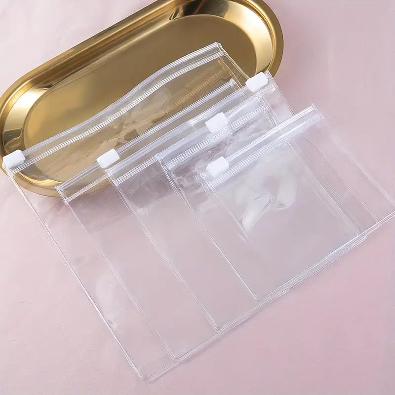 Style Keepers 28 Pcs Reusable Jewellery Self Seal PVC Zipper Lock Bag Arrangement of Jewelry Earrings and Rings Small Sealed Bag for Jewelry Earring Ring Necklace Organizer Jewelry  - Image 1