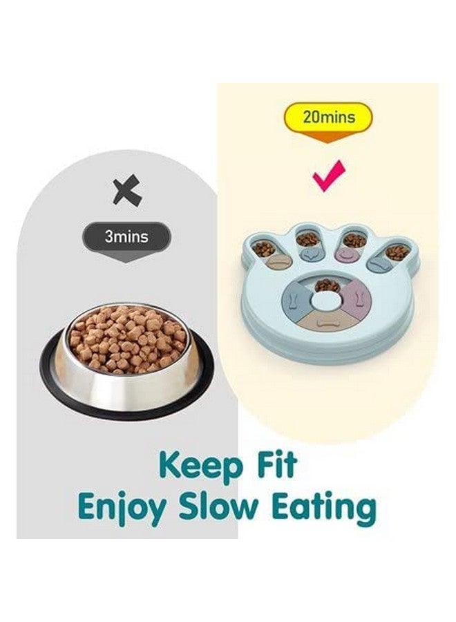 Slow Feeder & Iq Interactive Puzzle Game Training Toy - Treat Dispenser And Training Feeding, Non-Slip Bottom Dog Enrichment Toys For Dogs And Cats - Image 5