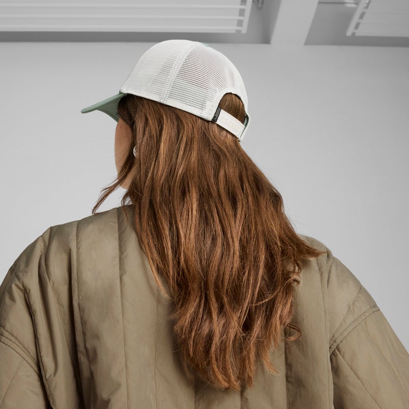 PUMA RACING CLASSICS Mens Green Trucker Cap - Image 3