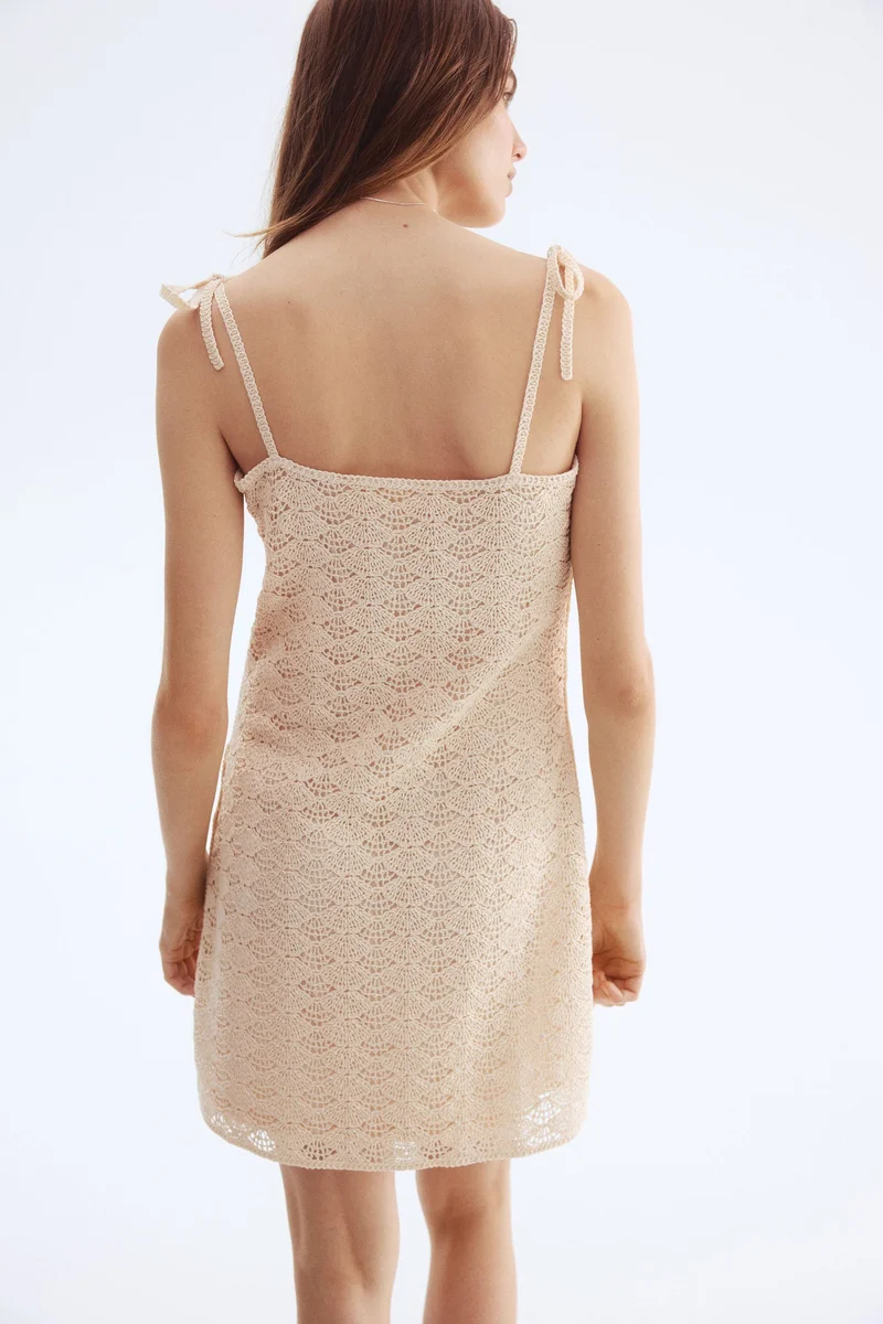 H&M Crochet-look mini dress for Women