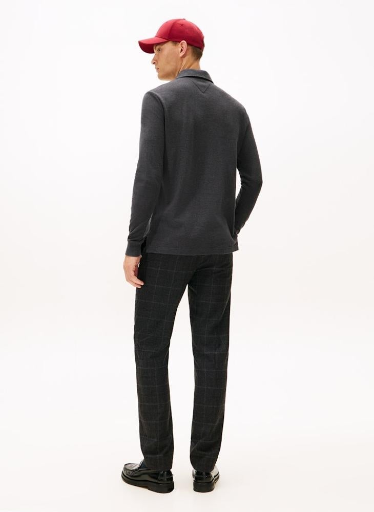 تومي هيلفيغر قميص بولو أساسي بأكمام طويلة - Image 2