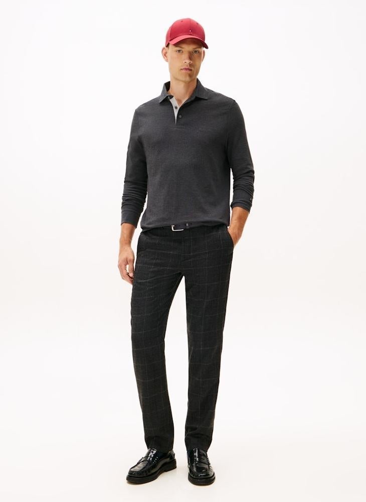 تومي هيلفيغر قميص بولو أساسي بأكمام طويلة - Image 4