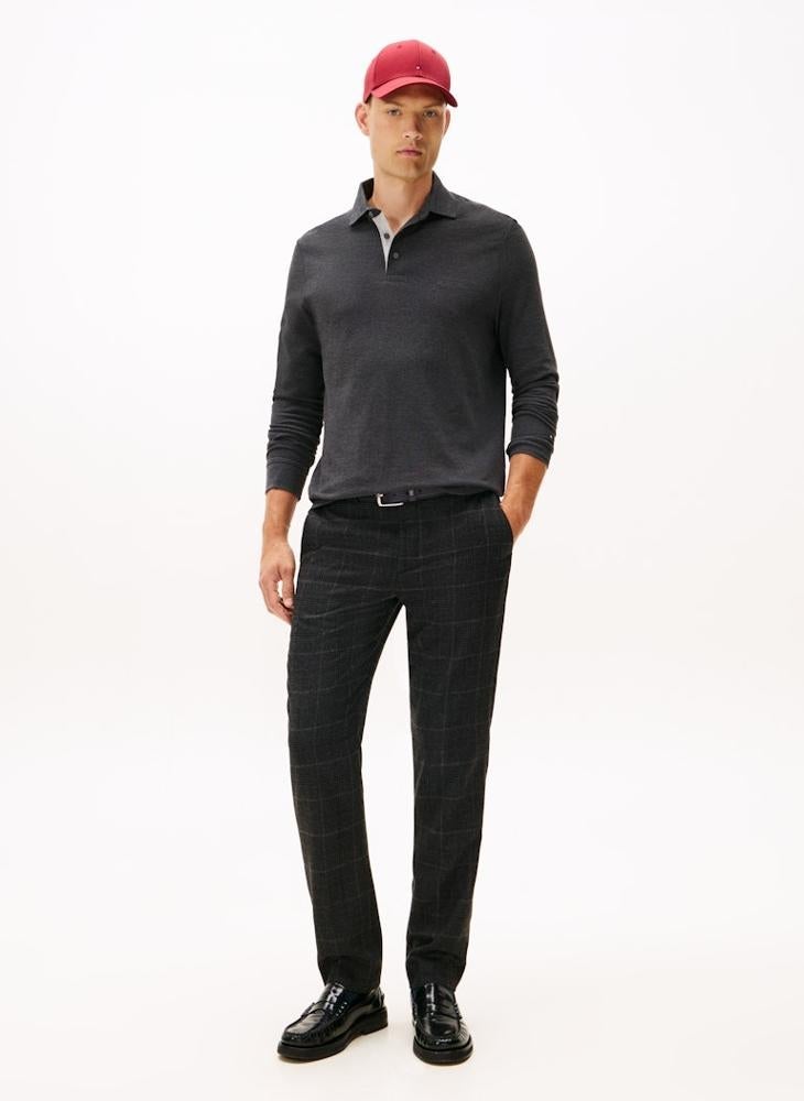 تومي هيلفيغر قميص بولو أساسي بأكمام طويلة - Image 4