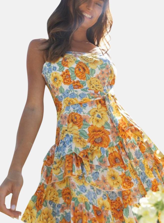 YUNIQEE Floral Ruffle Mini Dress  - Image 2