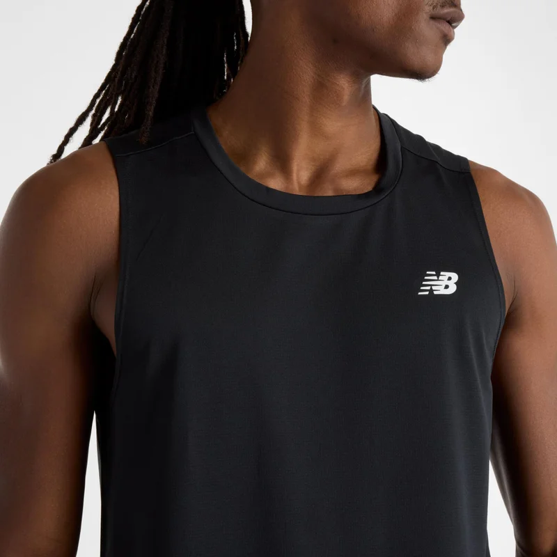 New Balance Black Men's Sport Tank for Men | Best Price UAE