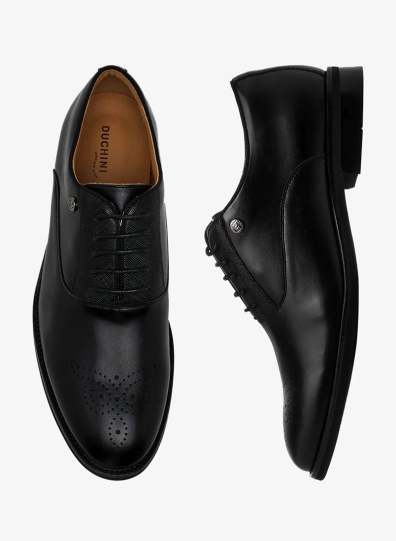 DUCHINI Men Lace-Up Oxford Shoes