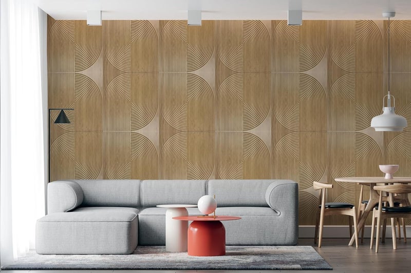 ASKCREW 3D Aura PVC Wall Panels for Home, Living Room, cafes (50x50 cm) (Cover Area 2.7 feet) - Image 3