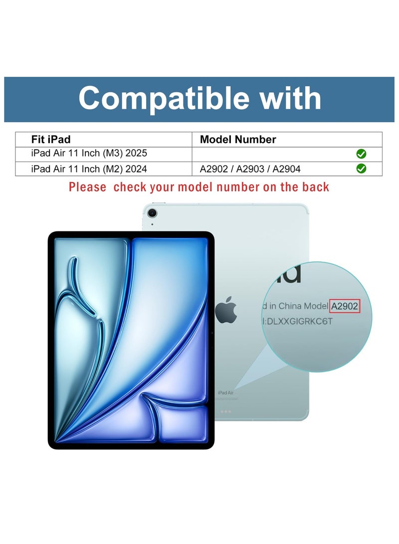 1 Pack Screen Protector for IPad Air 11 Inch (M3) 2025 Tempered Glass Film Guard Accessories (Clear) - Image 2