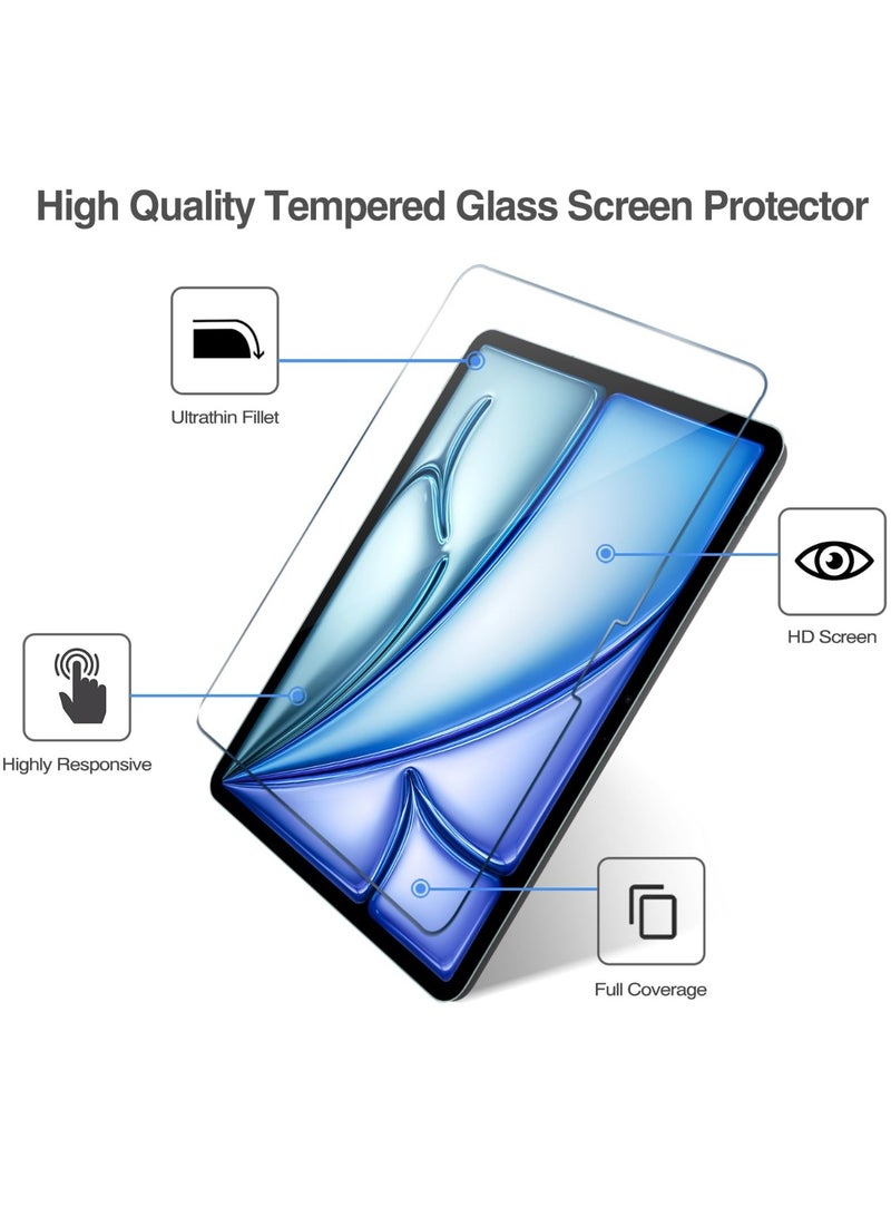 1 Pack Screen Protector for IPad Air 11 Inch (M3) 2025 Tempered Glass Film Guard Accessories (Clear) - Image 3