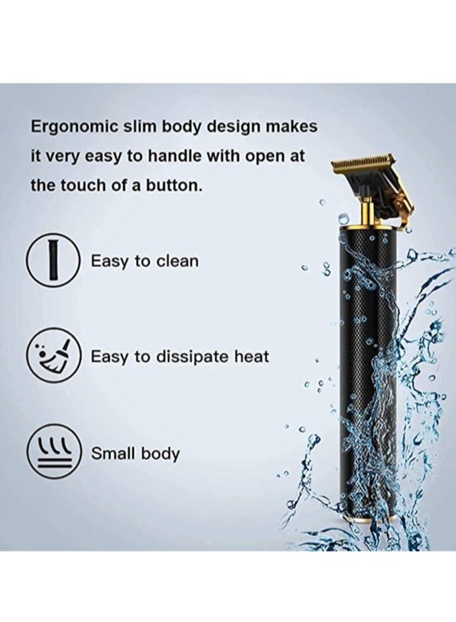 ELTRAZONE Hair Clippers for Men, Hair Trimmer, Low Noise Cordless T-Blade Trimmer Edgers Hair Clippers, Metal Body Cutting - Image 5