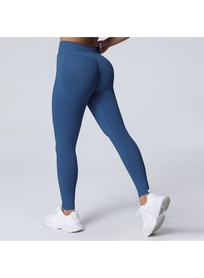 Seamless Extinction High Waist Fitness Pants Peach Hip Tight Outer Wear Sports Pants Quick-drying Running Yoga Pants