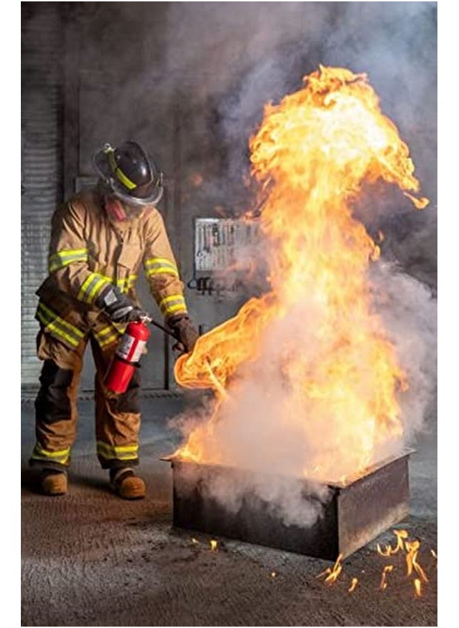 AMEREX Amerex B500, 5lb ABC Dry Chemical Class A B C Multi-Purpose 5 Pound Fire Extinguisher with Wall Bracket.  - Image 1
