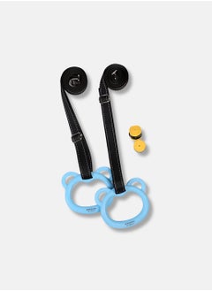 KANGAROO Kids Gymnastics Rings for Caldrin Exercise Indoor Gym Ring Kids Gymnastics Rings with Adjustable Straps  - Image 1