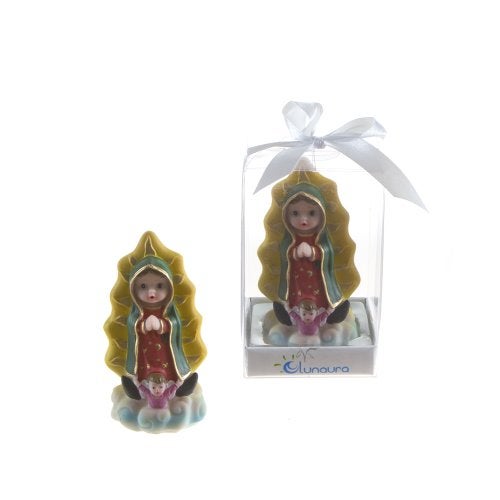 Lunaura Religious Keepsake - Set of 12 Our Lady of Guadalupe Baby Figurine Statue Favors - Image 3