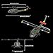 NBJIALIN طائرة هليكوبتر NBJIALIN RC ERA C032 UH1 Huey للتحكم عن بُعد للبالغين مقياس 148 24G 6CH طائرة مستقرة بجيروسكوب مع خاصية تثبيت الارتفاع - Image 4