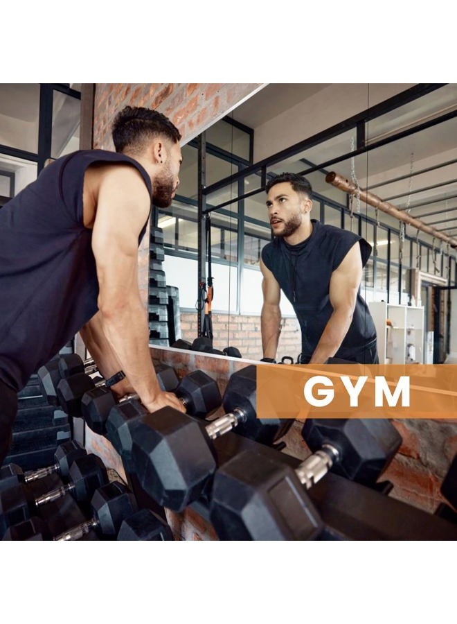 pertetey Home Gym Mirror, 56X24 Inch(1Pack) Large Frameless Tempered Glass Full Body Wall Mounted Mirror for Gym, Yoga, Exercise, Dance Studio - Image 2