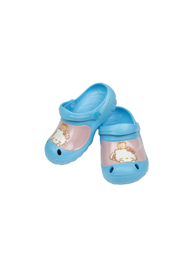 هالو كيتي قباقيب هالو كيتي للأطفال بتصميم متين وخفيف الوزن – أزرق - Image 3