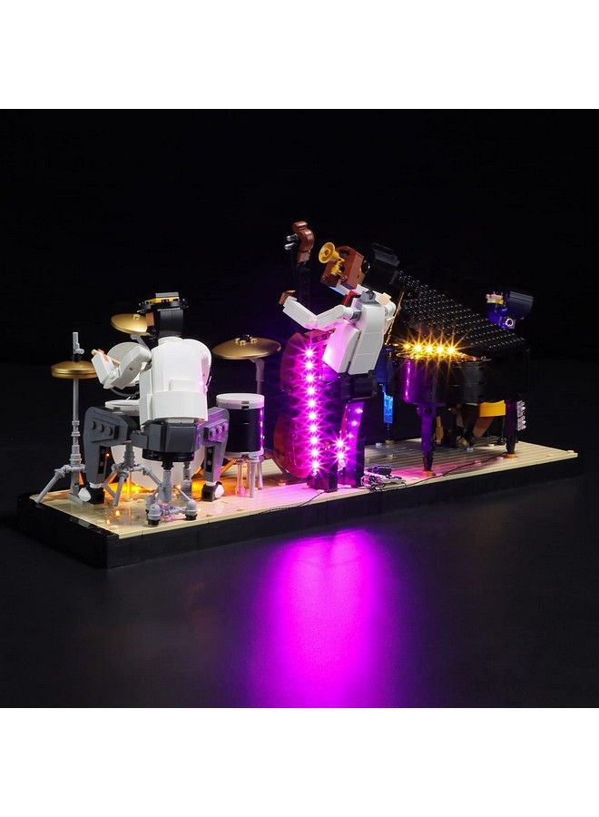 BRIKSMAX Led Lighting Kit For Lego 21334 Jazz Quartet Compatible With Lego Ideas Building Blocks Model Not Include The Lego Set - Image 3