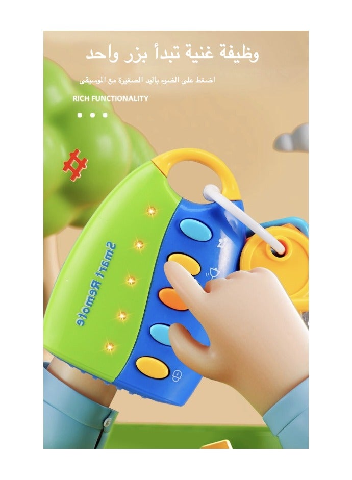 Baby Early Learning Remote Toy - Musical Car Keys with Lights & Sounds for Sensory Development - Image 5