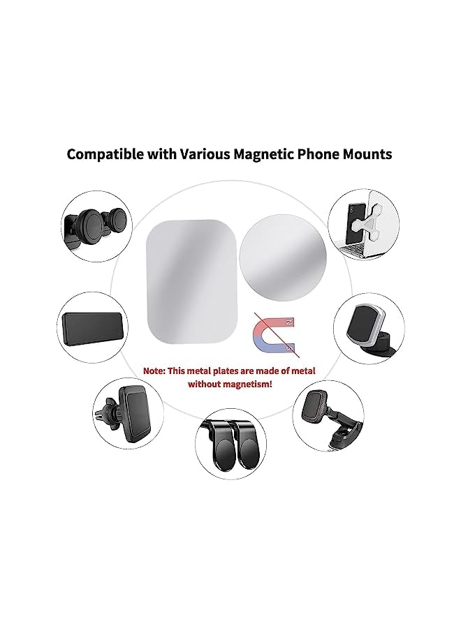 S-TOP Magnetic Universal air vent Car Mount Phone/GPS Holder Compatible with iPhone 11/11 pro/ 11 pro max, iPhone Xs Xr X 8 7 6, Samsung (Silver) - Image 2