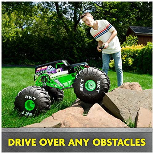 Monster Jam, Official Mega Grave Digger All-Terrain Remote Control Monster Truck with Lights, 1:6 Scale, Kids Toys for Boys and Girls Ages 4-6+ - Image 3
