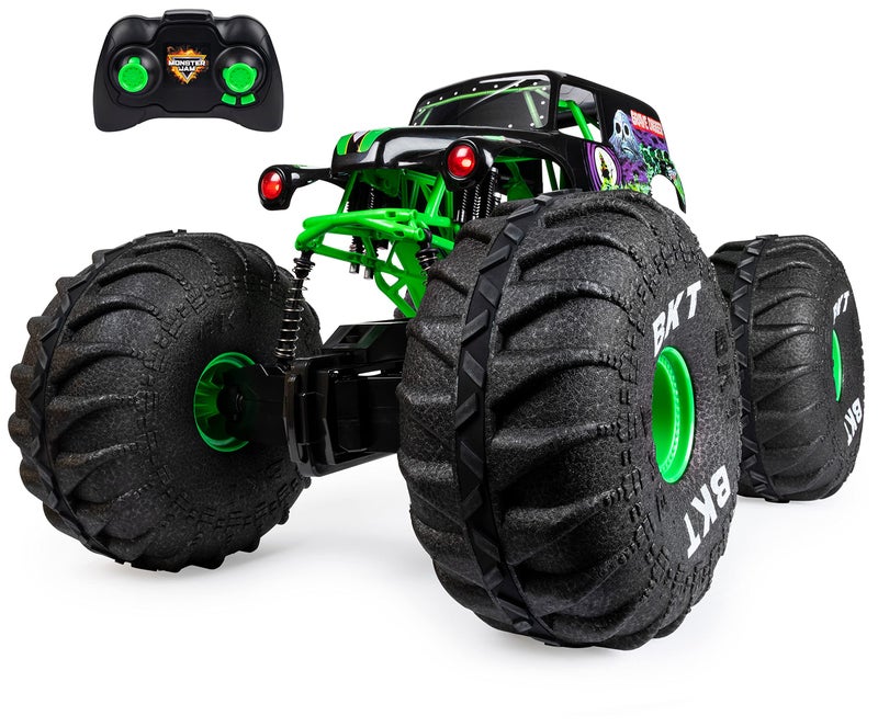 Monster Jam, Official Mega Grave Digger All-Terrain Remote Control Monster Truck with Lights, 1:6 Scale, Kids Toys for Boys and Girls Ages 4-6+ - Image 1