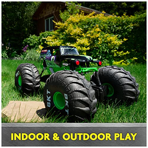 Monster Jam, Official Mega Grave Digger All-Terrain Remote Control Monster Truck with Lights, 1:6 Scale, Kids Toys for Boys and Girls Ages 4-6+ - Image 5
