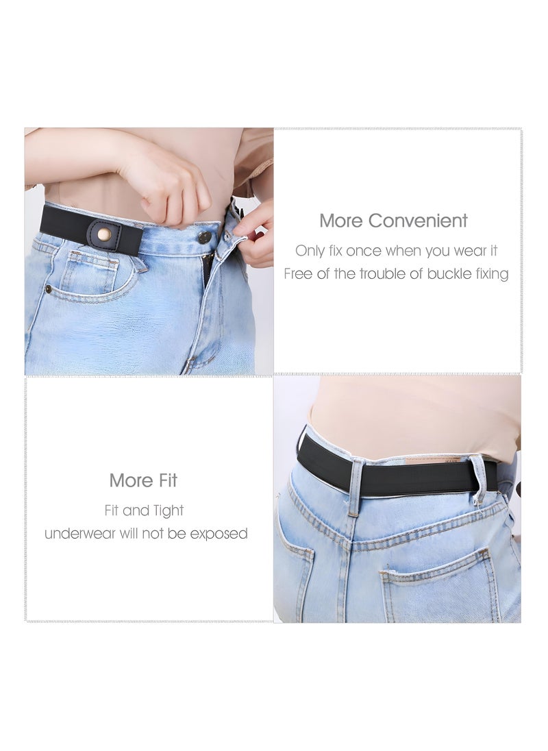 No-Buckle Design - This Innovative No-Buckle Adjustable Belt Offers A Sleek Look For Jeans And Dresses, Crafted For Both Men And Women, Ensuring A Comfortable Fit With A Stylish Flair.