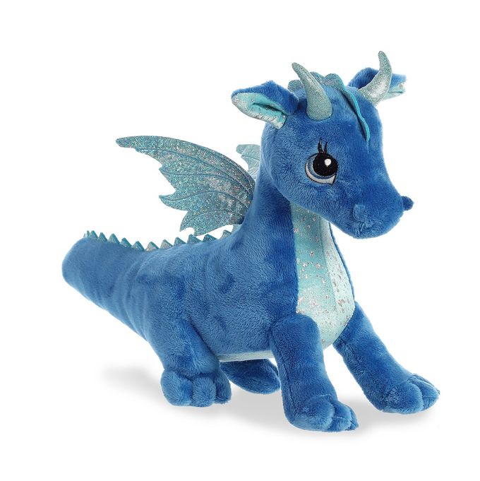 AURORA Enchanting Sparkle Tales Indigo Dragon Stuffed Animal Magical Adventures Endless Play Blue 12 Inches - Image 1