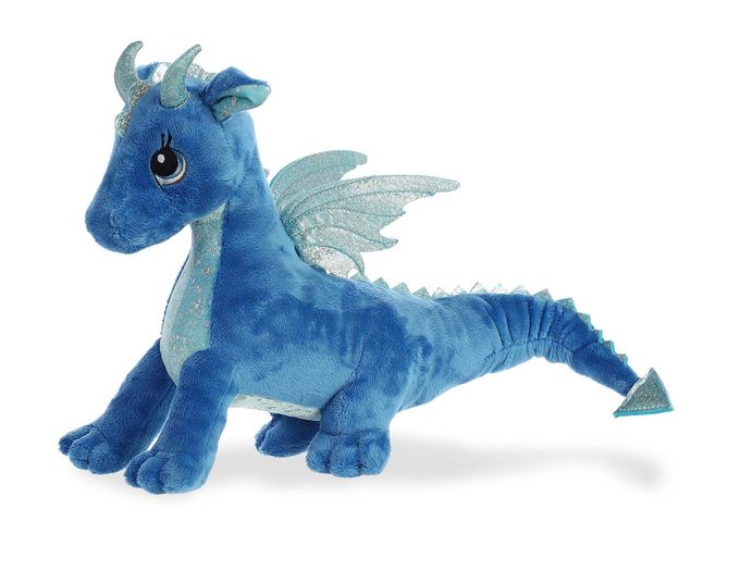 AURORA Enchanting Sparkle Tales Indigo Dragon Stuffed Animal Magical Adventures Endless Play Blue 12 Inches - Image 3