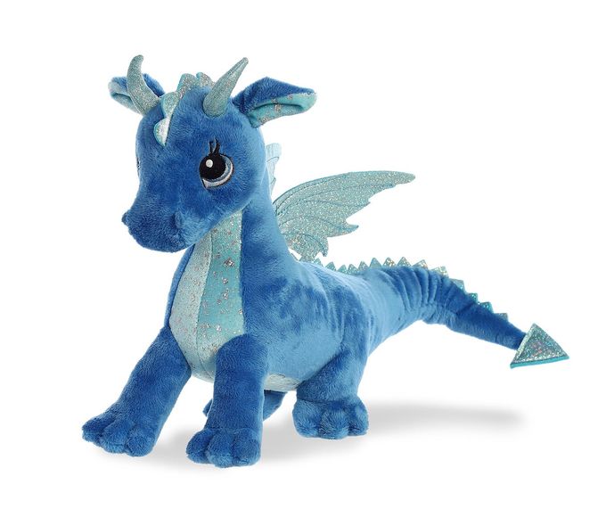 AURORA Enchanting Sparkle Tales Indigo Dragon Stuffed Animal Magical Adventures Endless Play Blue 12 Inches - Image 5