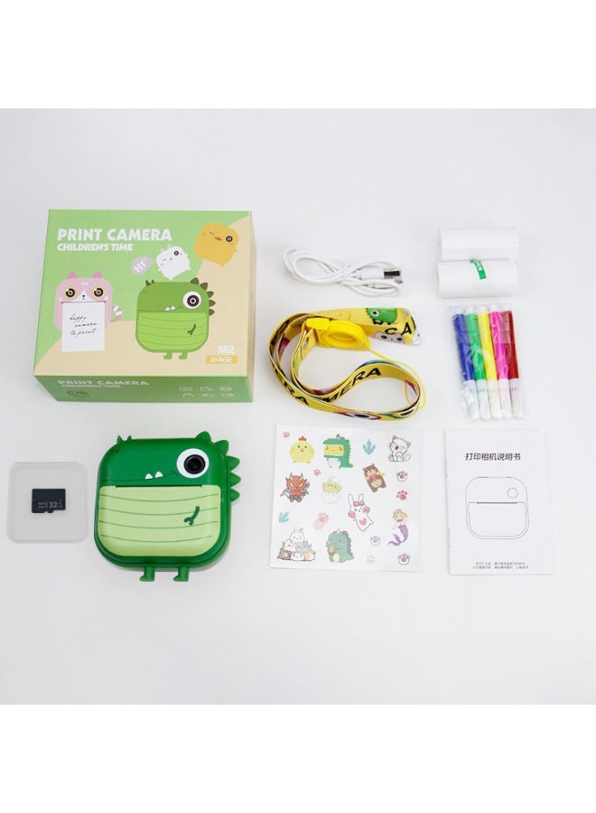 نيوترل كاميرا أطفال عالية الدقة مطبوعة برسوم كارتونية - كاميرا بولارويد صغيرة هدية للأطفال - دعم الجيل الجديد - Image 1