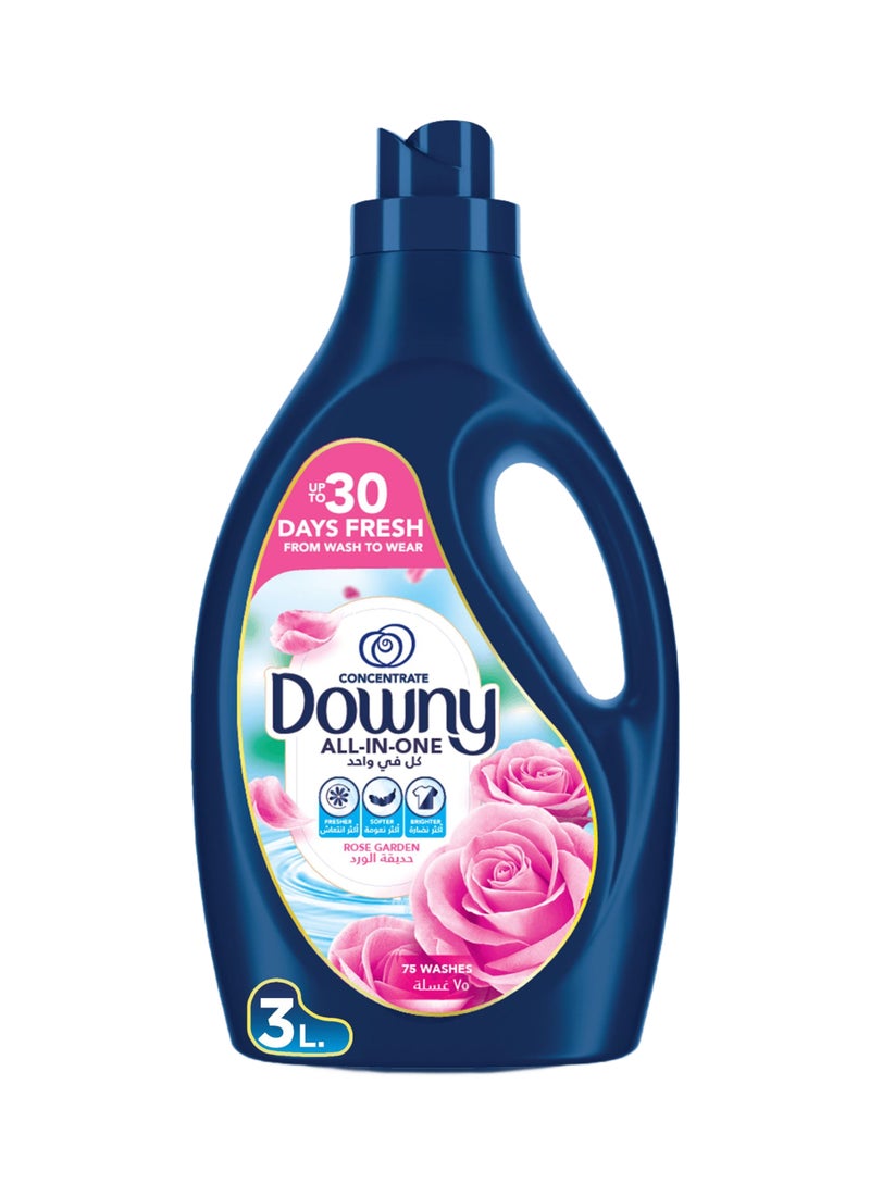 Downy Rose Garden Fabric Softener All-In-One Concentrate 3L - Image 1