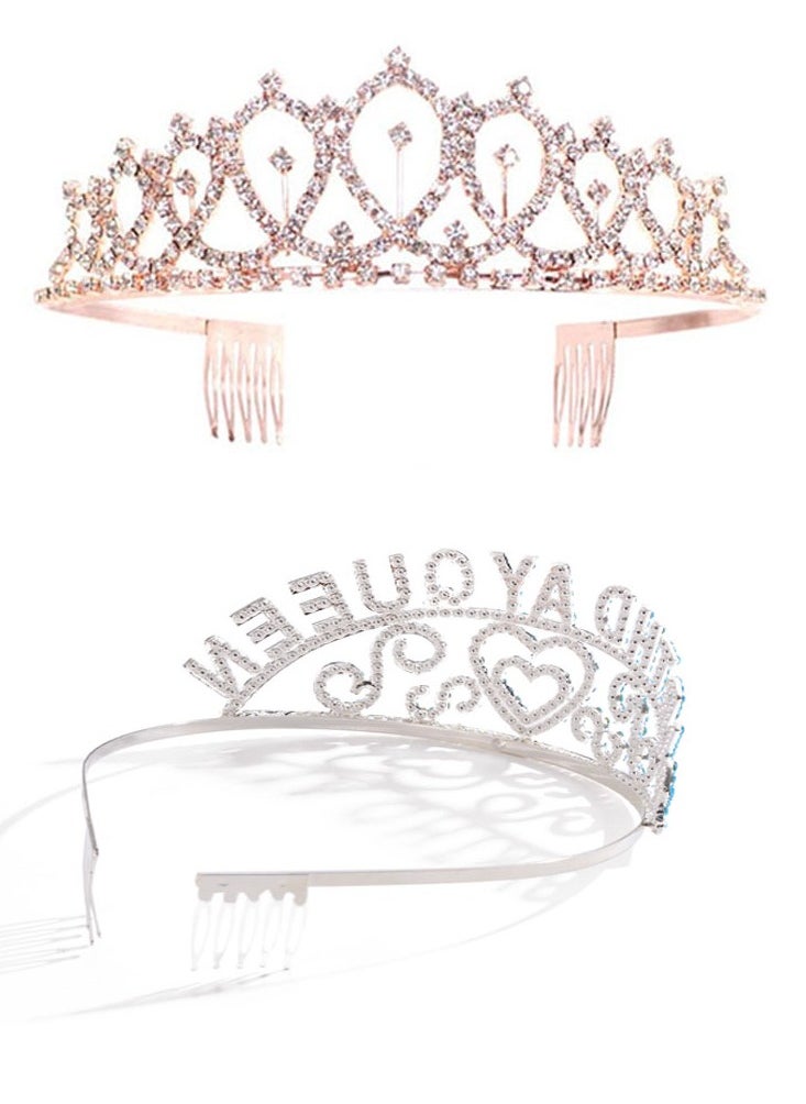 3 Pack Bride to Be Sash Set with Headband Tiara and Shoulder Length Veil Bachelorette Party Supplies Bridal Shower Decoration Accessories