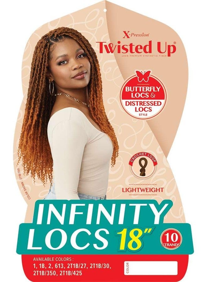 أوتر Outre X-Pression - Twisted Up - Infinity Locs 18” (DARK BROWN 2) - Image 2