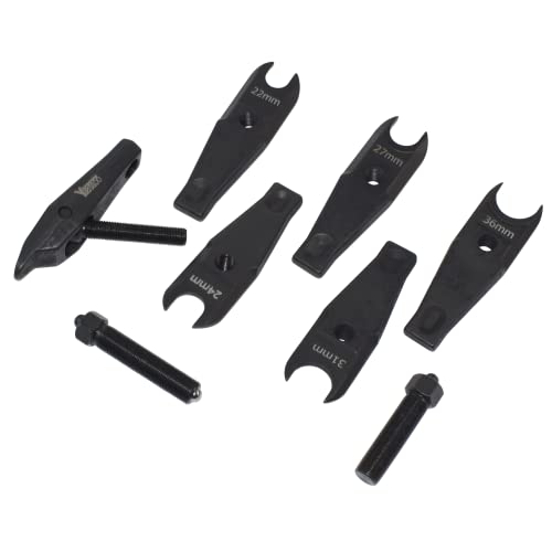 Yuesstloo Ball Joint Separator Tool Kit, Compatible with BMW Benz Land Rover, Tie Rod Ends Remover Tool 22mm 24mm 27mm 31mm 36mm, with Carrying Case & Gloves - Image 2