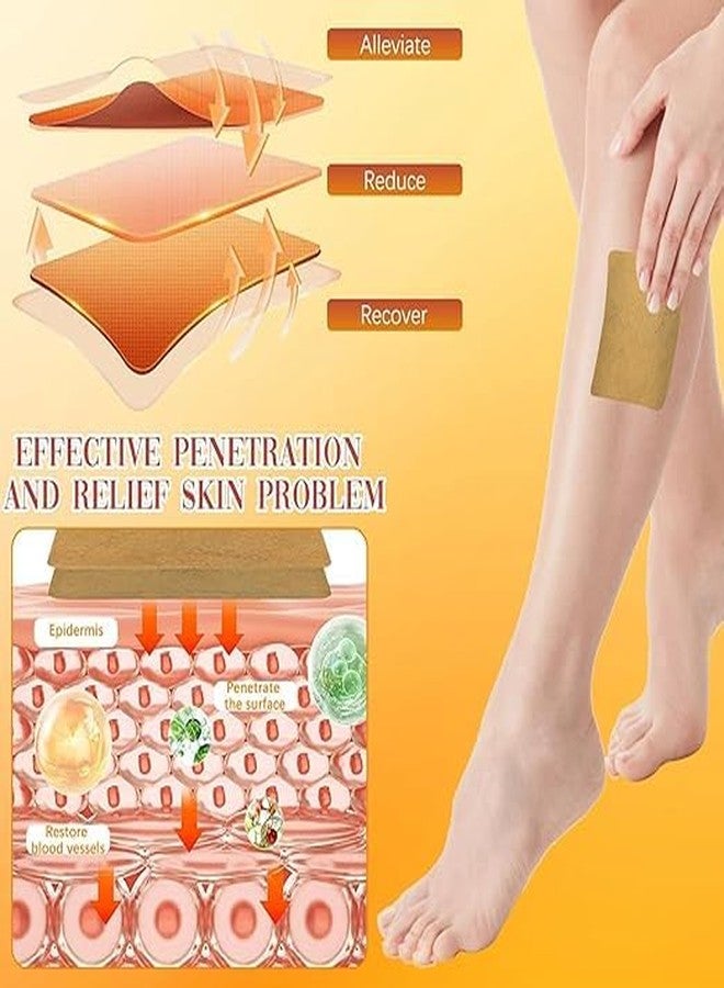 KRYSNAS Varicose Veins Relief Patches – Pack of 3 (36 Pcs) | Helps Reduce Swelling & Leg Pain | Supports Blood Circulation & Vein Health | Natural, Herbal & Skin-Friendly Patches - Image 5